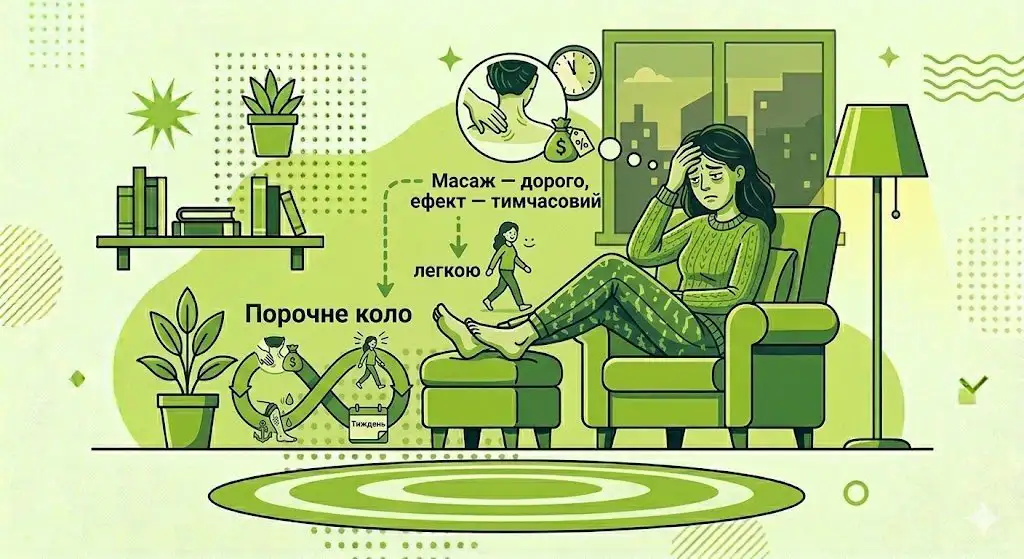 Масаж — дорого, ефект — тимчасовий